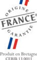 Producto con etiqueta Origen Francia Garantizado con acreditación N° 13 0011 que permite verificar la trazabilidad del origen francés. Fabricado en Bretaña.